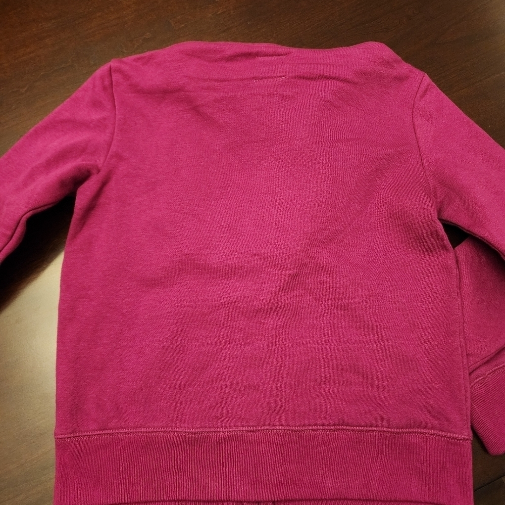 GAP Girls Pink Tie-Dyed Logo Zip Up Hoodie Sweatshirt Sz Large - Picture 5 of 5